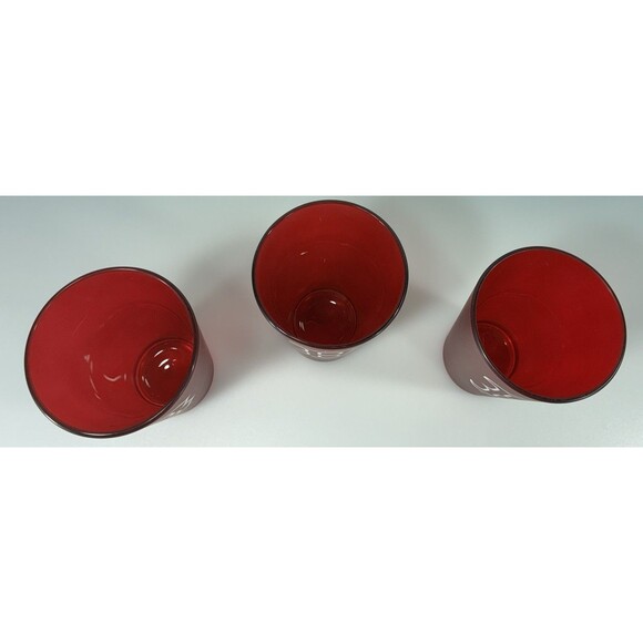 Boelter Boston Red Sox Frosted Red Glass 16oz Pint Glass MLBP 2010 Set of 3 - Picture 7 of 10